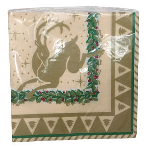 20 Prancer Christmas Napkins 2-Ply Holiday Table Decor Party Creation Sealed USA